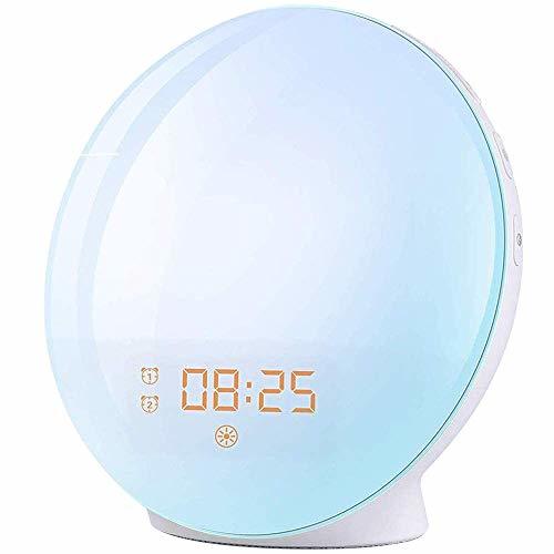 Social Wake Up Light Despertador Luz - 2019 LED Despertador Amanecer Simulación de