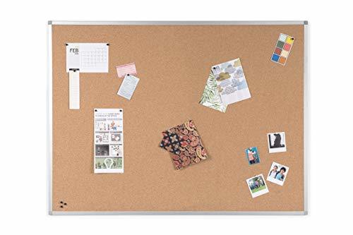 Social BoardsPlus Tablero De Corcho Y Pizarra Con Marco De Aluminio