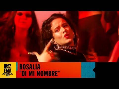 Fashion Rosalía - "Di Mi Nombre" Live | MTV EMA 2019