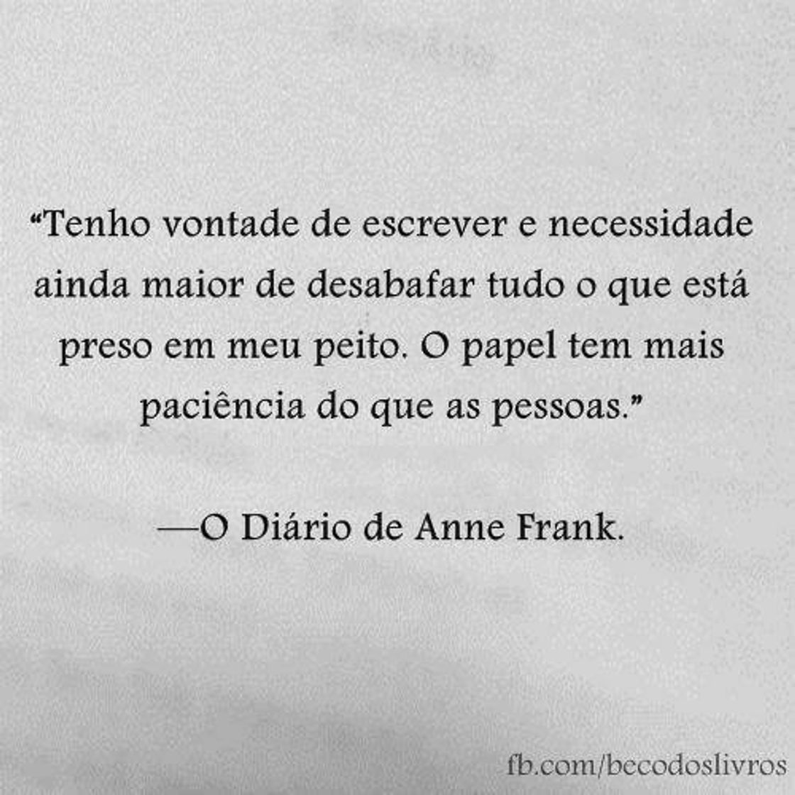 Fashion -O Diário de Anne Frank