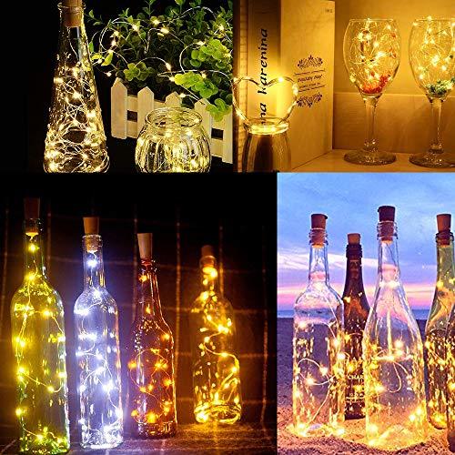 Elemento de la categoría hogar Luz de Botella,12pack 2m 20LEDLuces Para Botellas la Decoración de LED Para