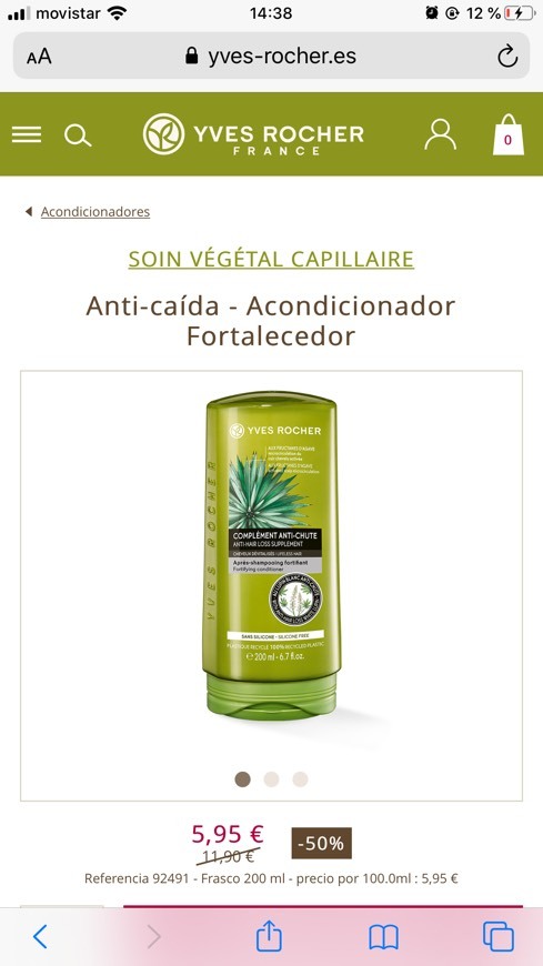 Fashion Anti-caída - Acondicionador Fortalecedor - Yves Rocher