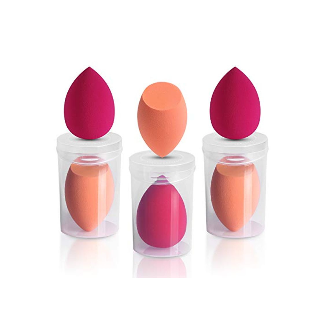 Product ARVOK Makeup Blender Esponjas de maquillaje de belleza, 6 piezas de esponjas