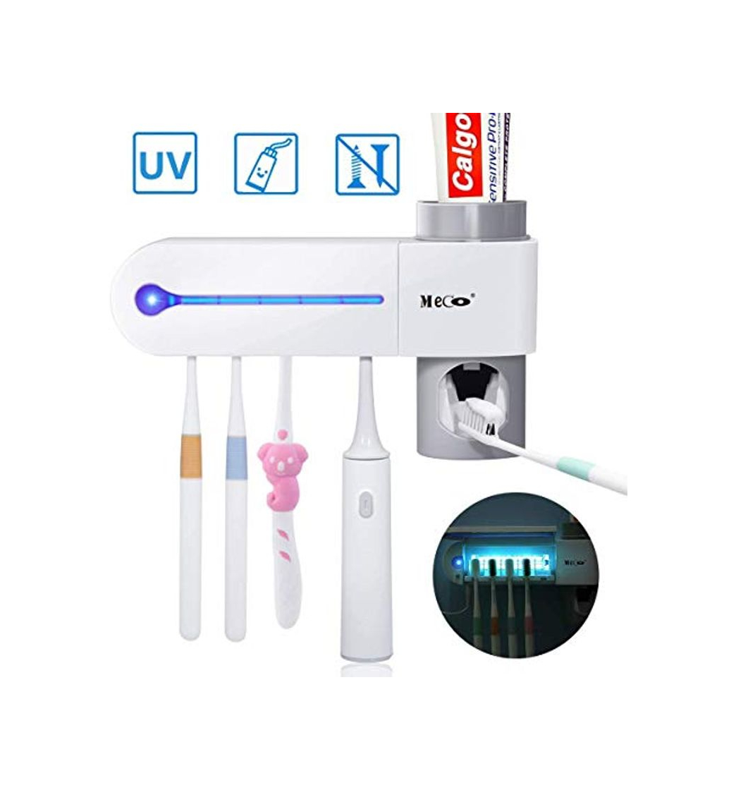 Product MECO ELEVERDE Portacepillo de Dientes Eléctrico Esterilizador UV Soporte con 5 Ports