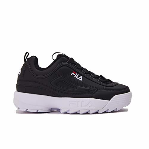 Social Fila Disruptor Low Wmn, Zapatillas para Mujer, Negro