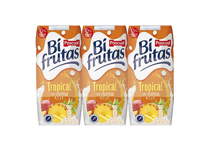 Product Bifrutas Tropical refresco con Leche y Zumo de Frutas - Pack de