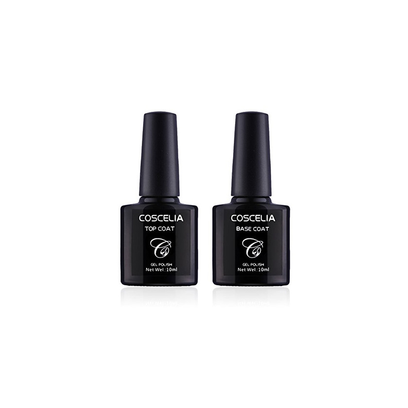 Product Coscelia Base Coat y Top Coat Semipermanente Esmalte Semipermanente de Uñas Gel