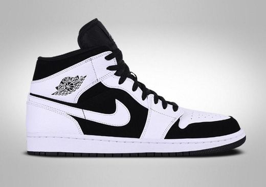 Nike Air Jordan 1 Mid, Zapatos de Baloncesto para Hombre, Blanco