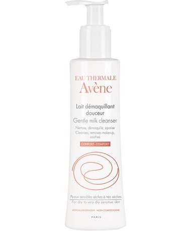 Moda Leite Desmaquilhante Avène ( Passo 1 ) 