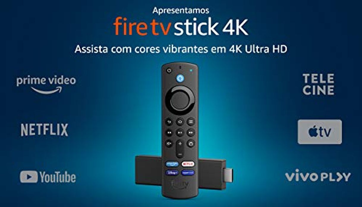 Fashion Novo Fire Stock com Controle Remoto por Voz com Alexa 