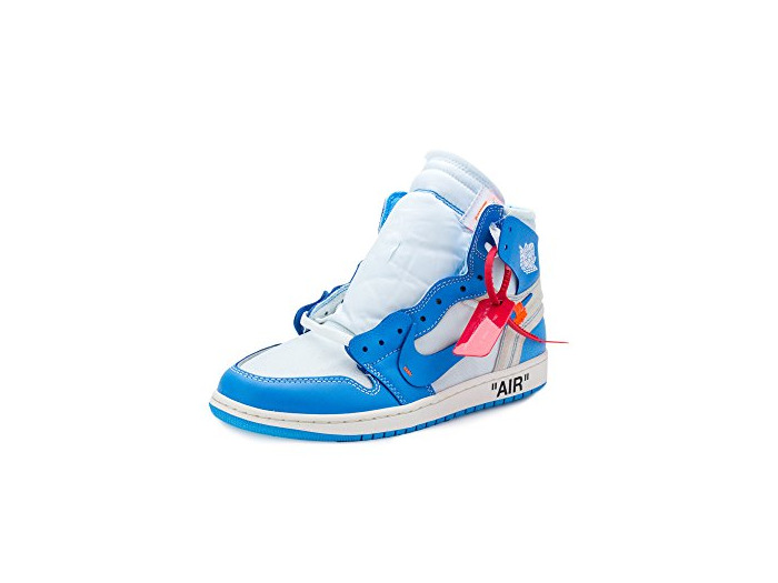 Moda NIKE - Air Jordan 1 X Off Blanco NRG UNC Hombre, Azul