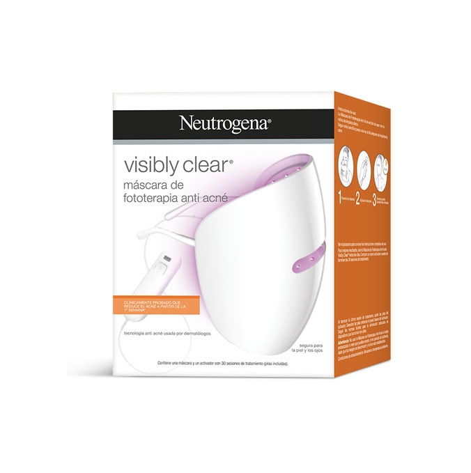 Productos Neutrogena® Visibly Clear® Máscara de Fototerapia Anti acné