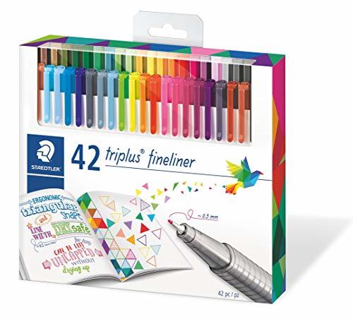 Social Staedtler 334 C42. Rotuladores de colores brillantes de punta fina multicolor Triplus