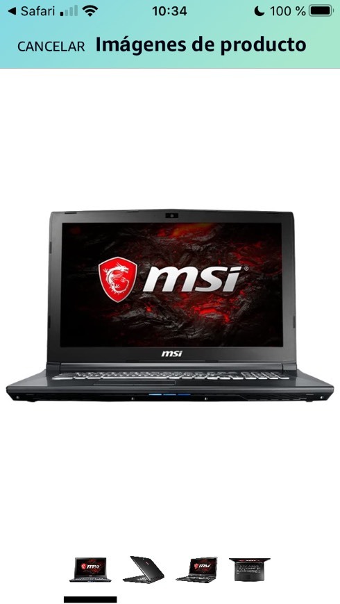 Product msi Gaming GL72M 7RDX-844UK - Ordenador portátil de 17,3 pulgadas