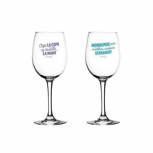 Home Mr. Wonderful Set de 2 Copas de Vino para brindar por Nuestra