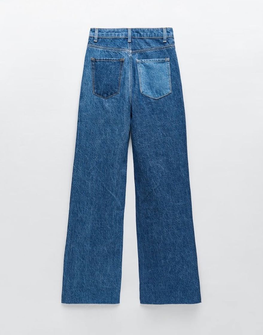 JEANS ZW PREMIUM WIDE LEG COLOUR BLOCKING | ZARA ...