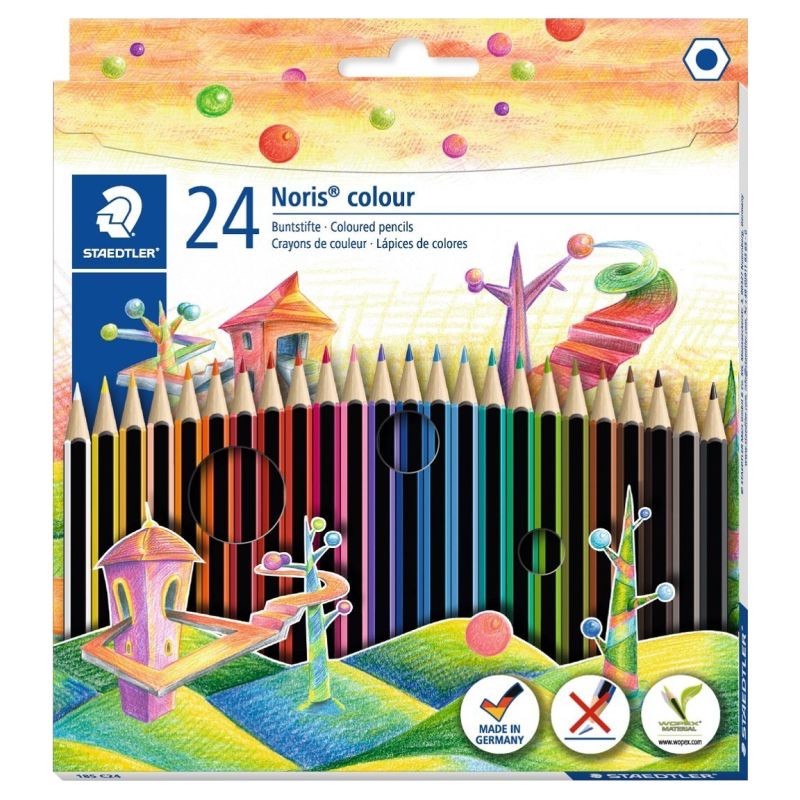 Fashion Lapices 24 colores Staedtler Noris 185C24 pinturas de madera desde