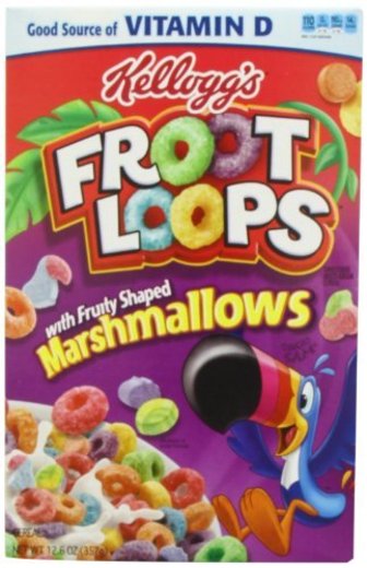 Kelloggs Froot Loops Marshmallow 357 g