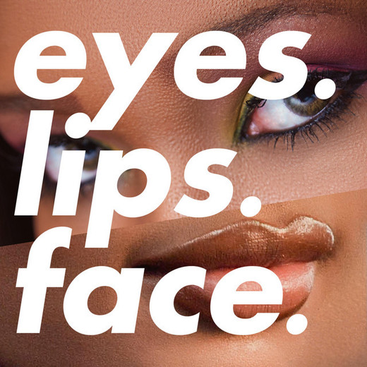 Eyes. Lips. Face.