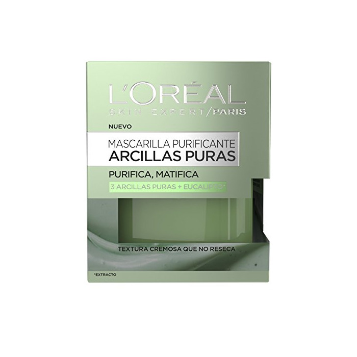 Social L'Oréal Paris Arcillas Puras Mascarilla Facial Purificante Verde