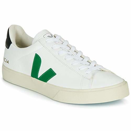 VEJA Campo Zapatillas Moda Hommes Blanco/Verde/Negro