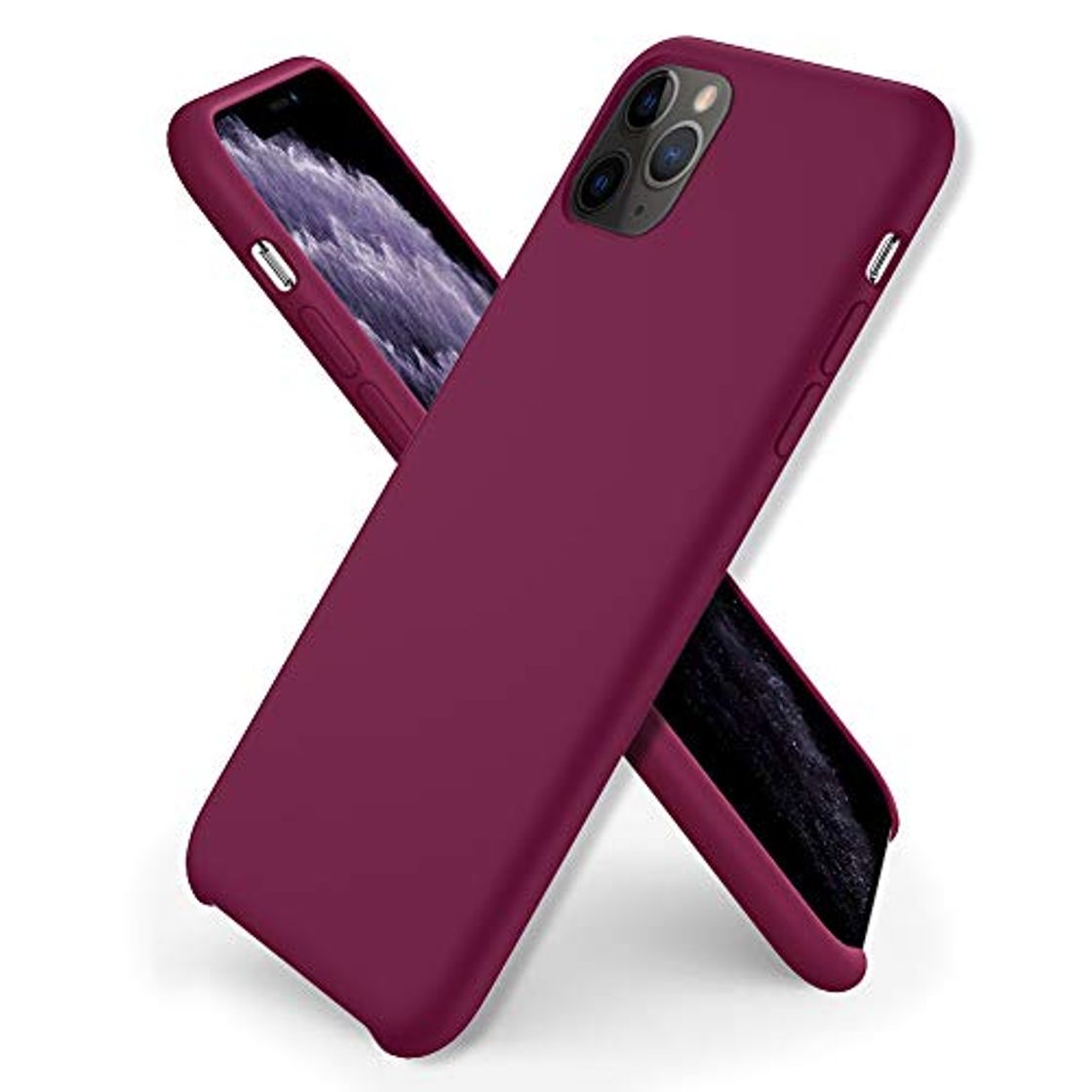 Electronic ORNARTO Funda Silicone Case para iPhone 11 Pro MAX, Carcasa de Silicona