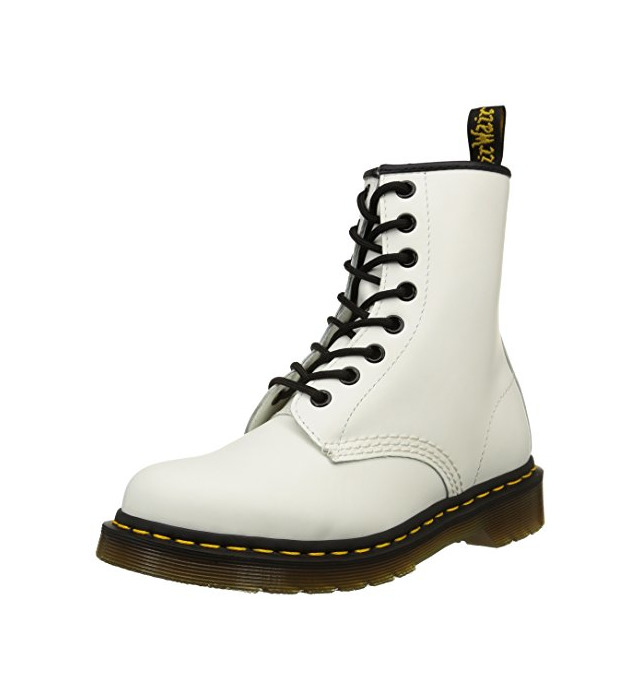 Social Dr. Martens 1460, Botas Militares Unisex Adulto, Blanco