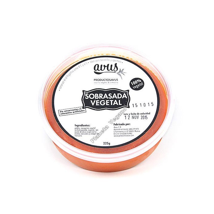 Products Sobrasada Vegetal