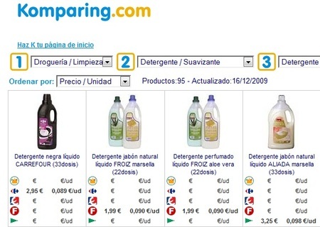 Comparador de precios