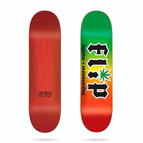 Fitness Flip HKD Legalize Rasta 8.25" Skateboard Deck