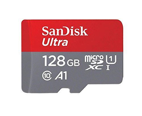 SanDisk Ultra - Tarjeta de memoria microSDXC de 128 GB con adaptador