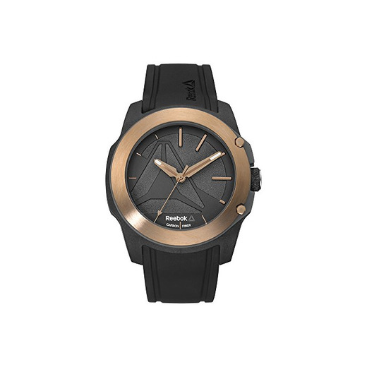 Reebok Reloj Analógico para Hombre de Cuarzo con Correa en Silicona RD-DUN-G2-CBIB-B3