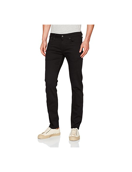 Social Pepe Jeans Hatch, Vaqueros Slim para Hombre, Negro