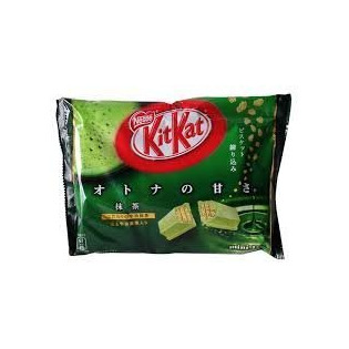 Product Japanese Kitkat - Matcha green tea flavor mini 12 pcs. Chocolate bar