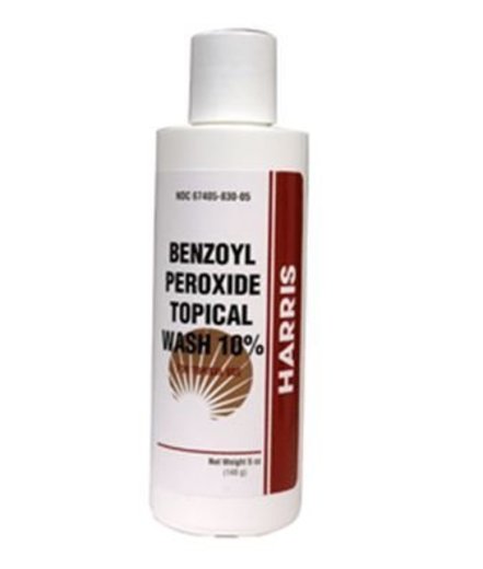 Amazon.com : Benzoyl Peroxide 10% Wash (Generic Panoxyl) 5 oz ...