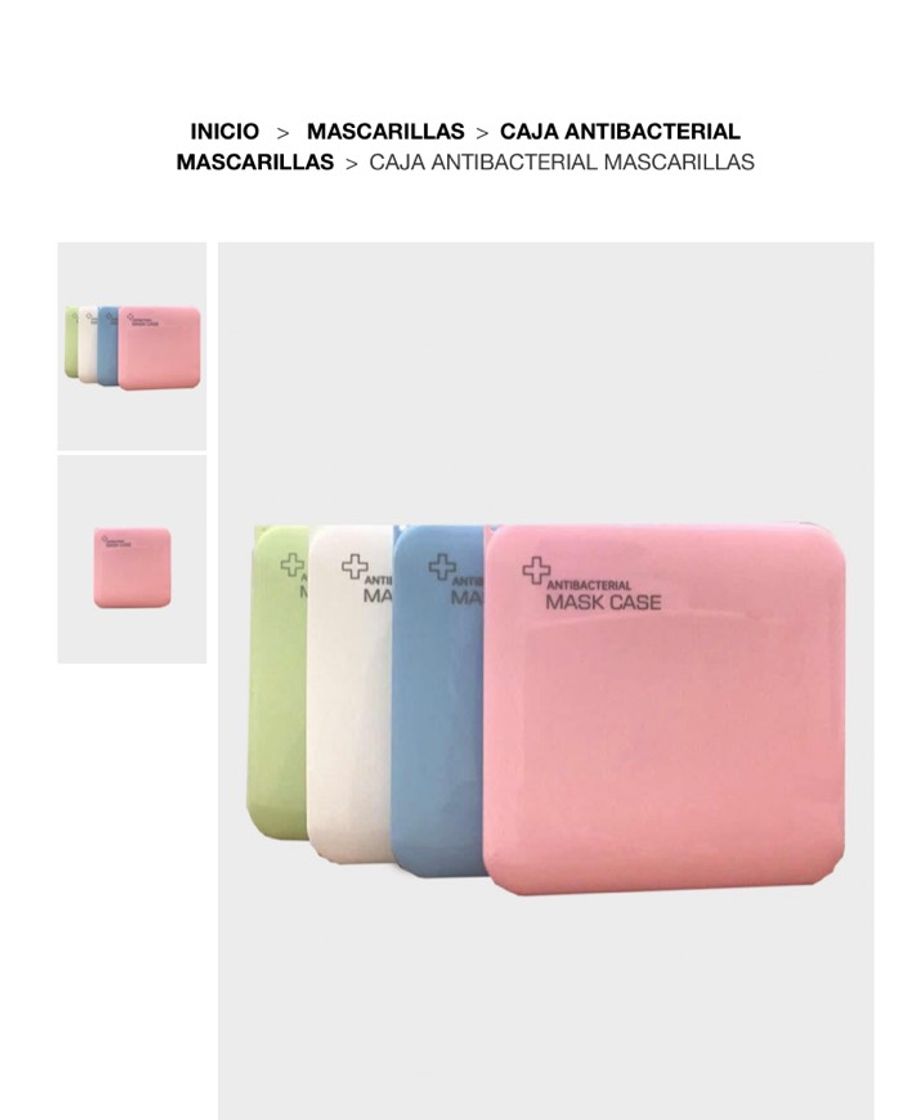 Social CAJA ANTIBACTERIAL MASCARILLAS - Mulaya Online, S.L.