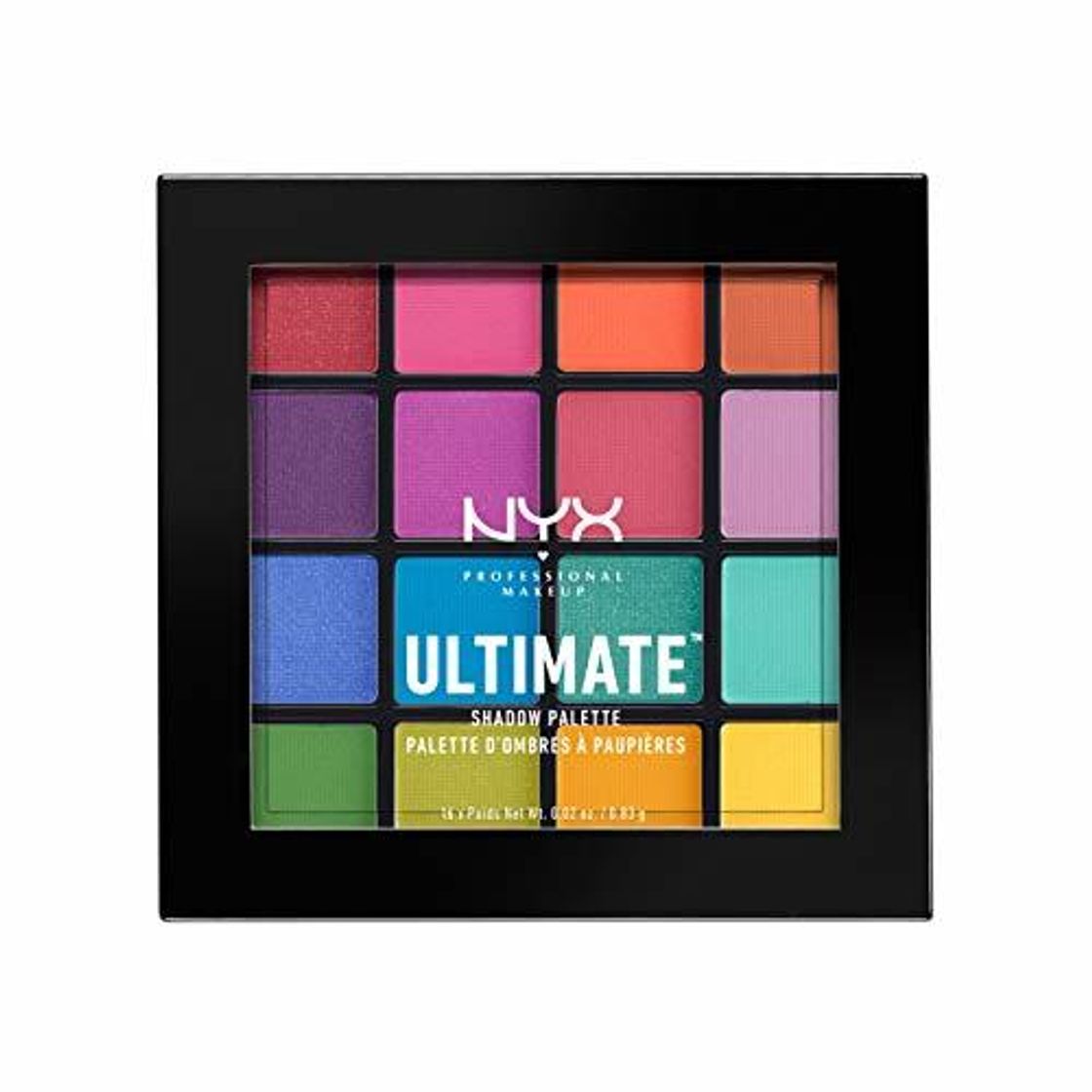Social NYX Professional Makeup Paleta de sombra de ojos Ultimate Shadow Palette, Pigmentos