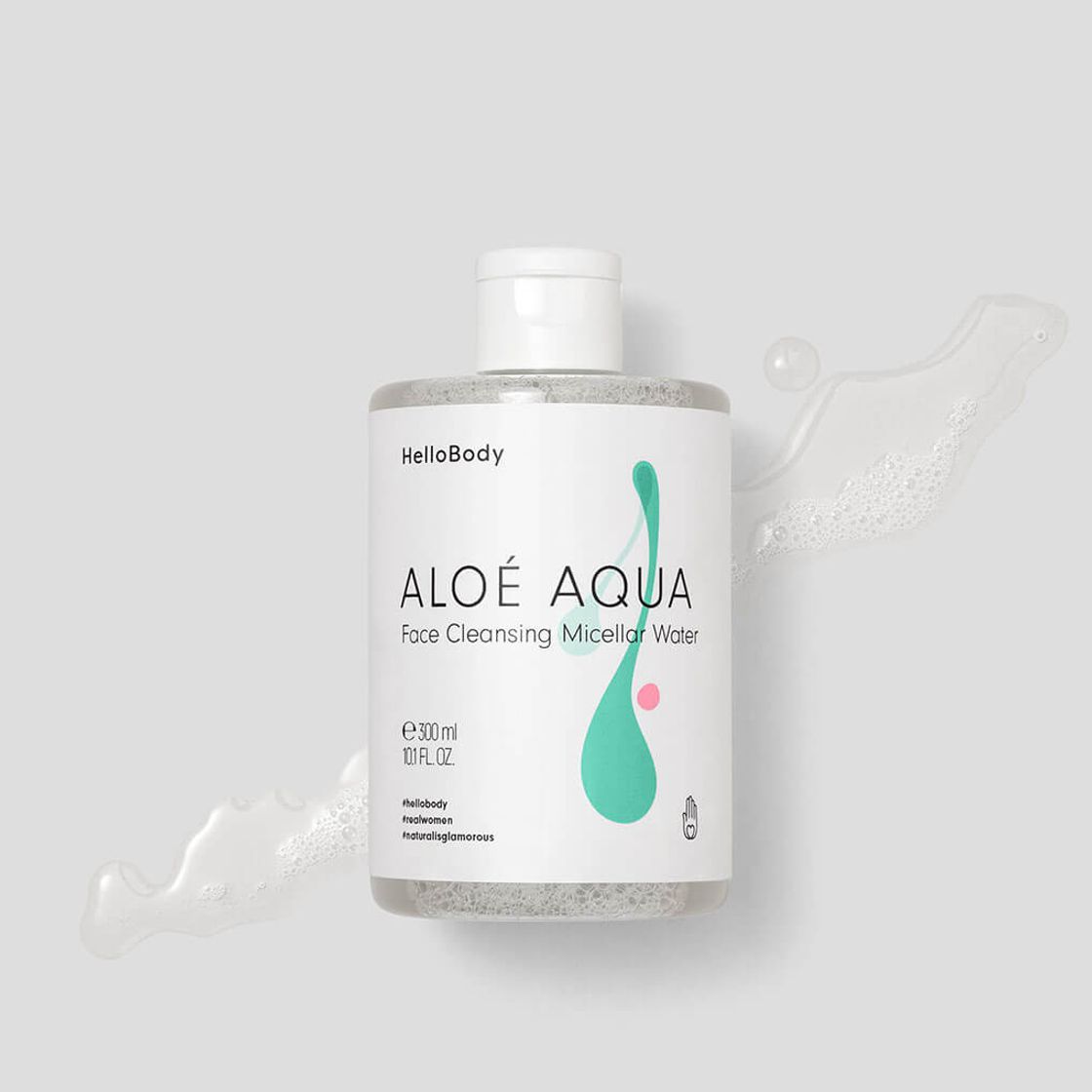 Producto ALOÉ AQUA Agua micelar de limpieza facial 