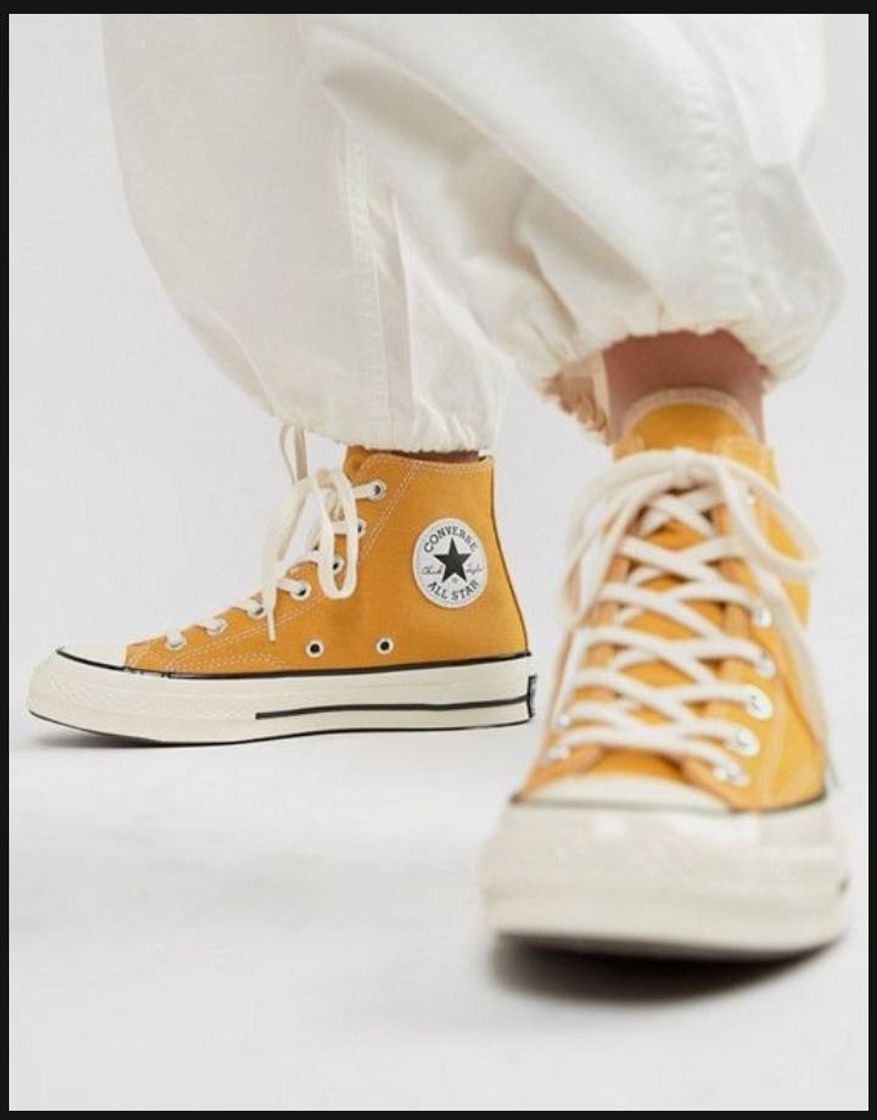 Fashion All Star Amarelo cano alto