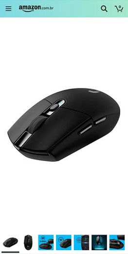 Mouse Gamer Sem Fio Logitech G305 LIGHTSPEED com 6 Botões Pr