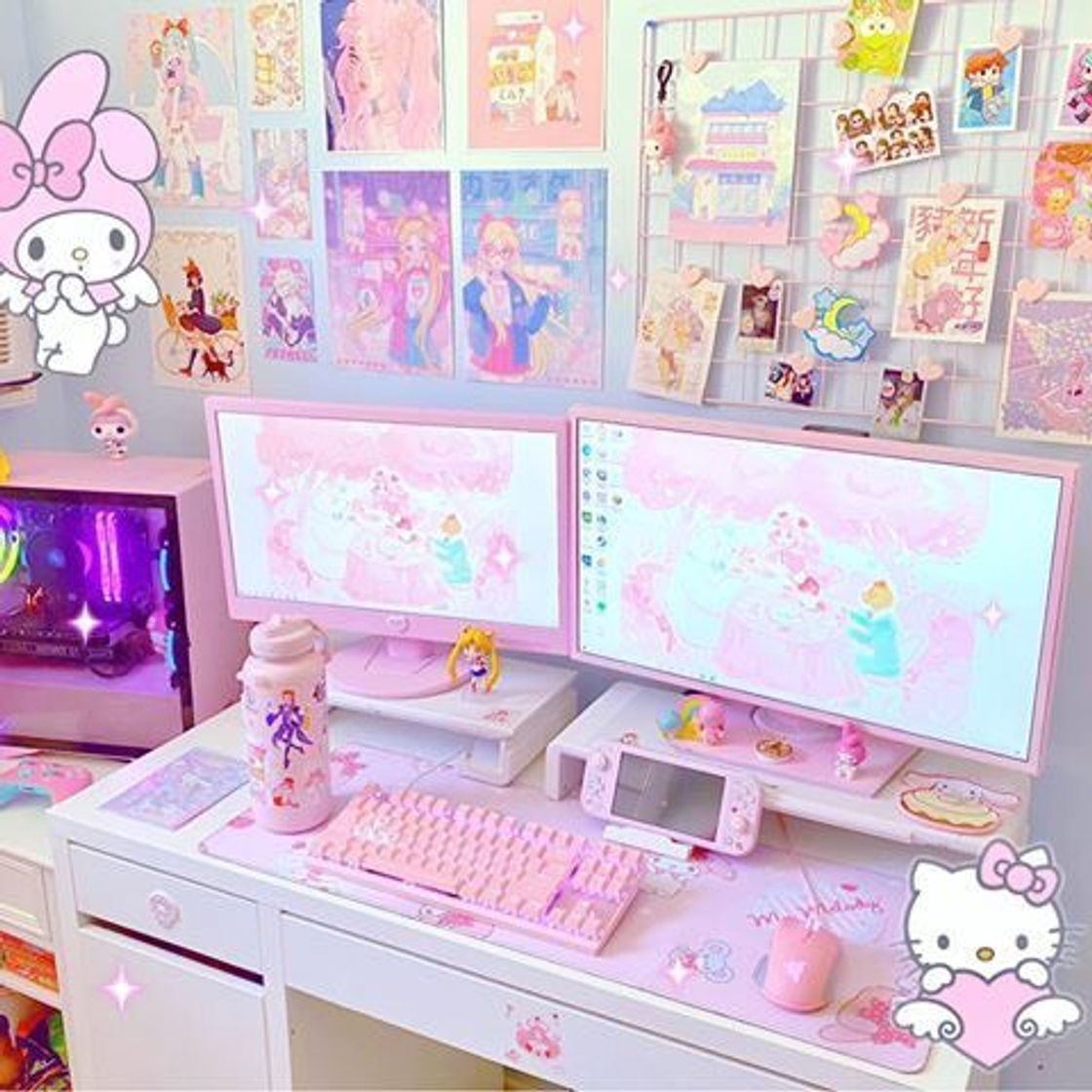 Fashion Setup gamer rosa💕