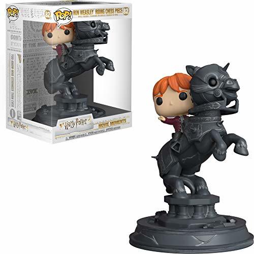 Game Funko- Pop Vinyl: Movie Moments: Harry Potter S5: Ron Riding Chess Piece