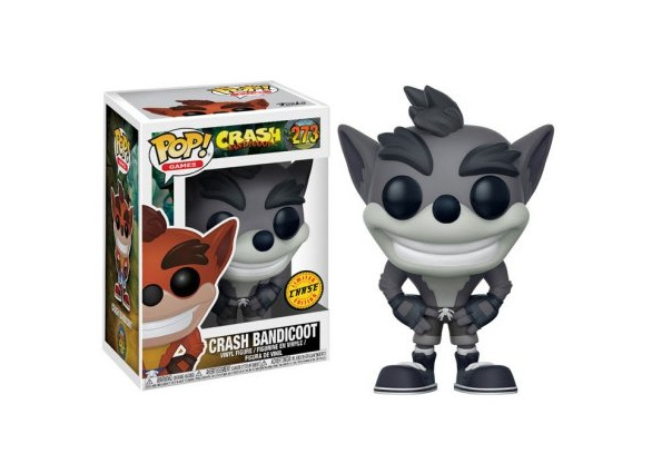 Social FunKo Pop! Juegos: Crash Bandicoot - Crash Bandicoot CHASE Variante en blanco