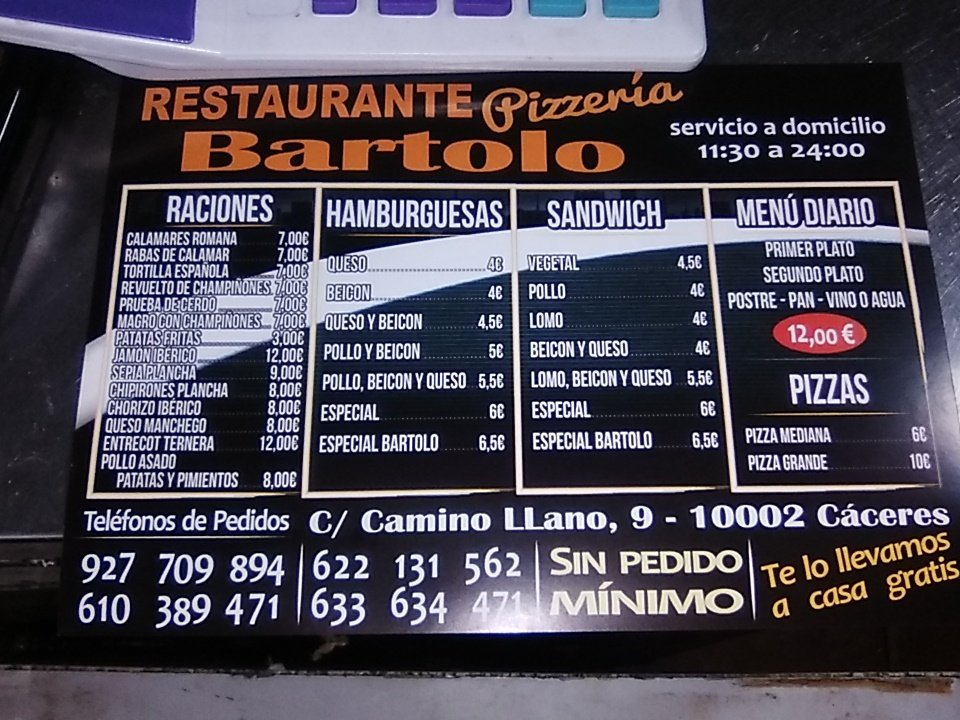 Restaurants Restaurante Pizzería Bartolo