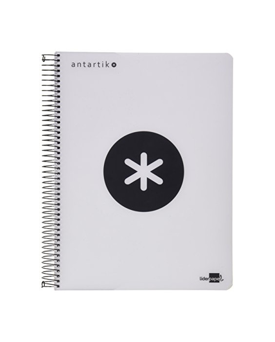 Social bloc espiral liderpapel a4 micro antartik tapa polipropi leno 120 h 100g