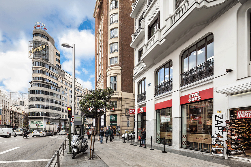 Restaurantes Five Guys - Gran Vía