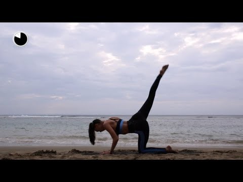 Social TEN MINUTE BEACH BUTT WORKOUT | Alexis Ren - YouTube