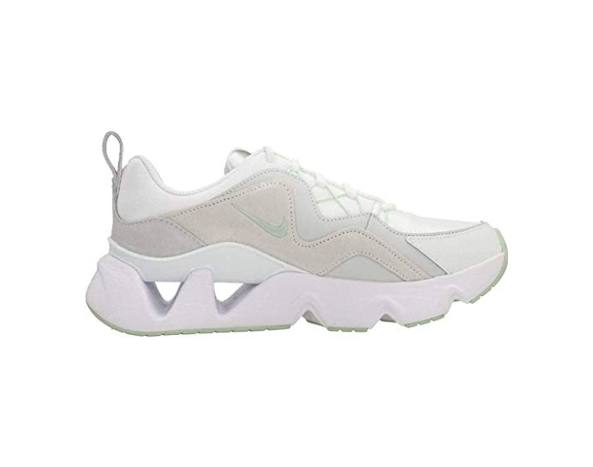 Product Zapatillas Deportivas de Mujer NIKE RYZ en Cuero Blanco y Verde BQ4153-101