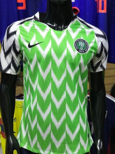 Camiseta nacional de Nigeria para  el mundial de Rusia 2018