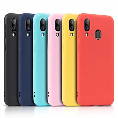 Electronics Wanxideng - 6x Funda para Samsung Galaxy A40, Carcasa en Silicona -